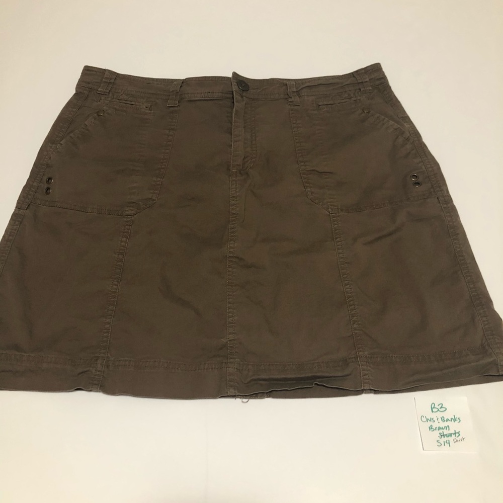 Christopher and Banks brown skirt
